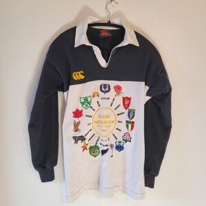 1991 Canterbury of New Zealand World Cup Commemorative Rugby Union Shirt- 40"